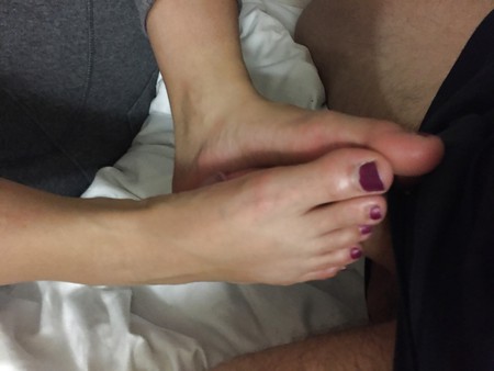 Holiday wife pussy ass feet dildo