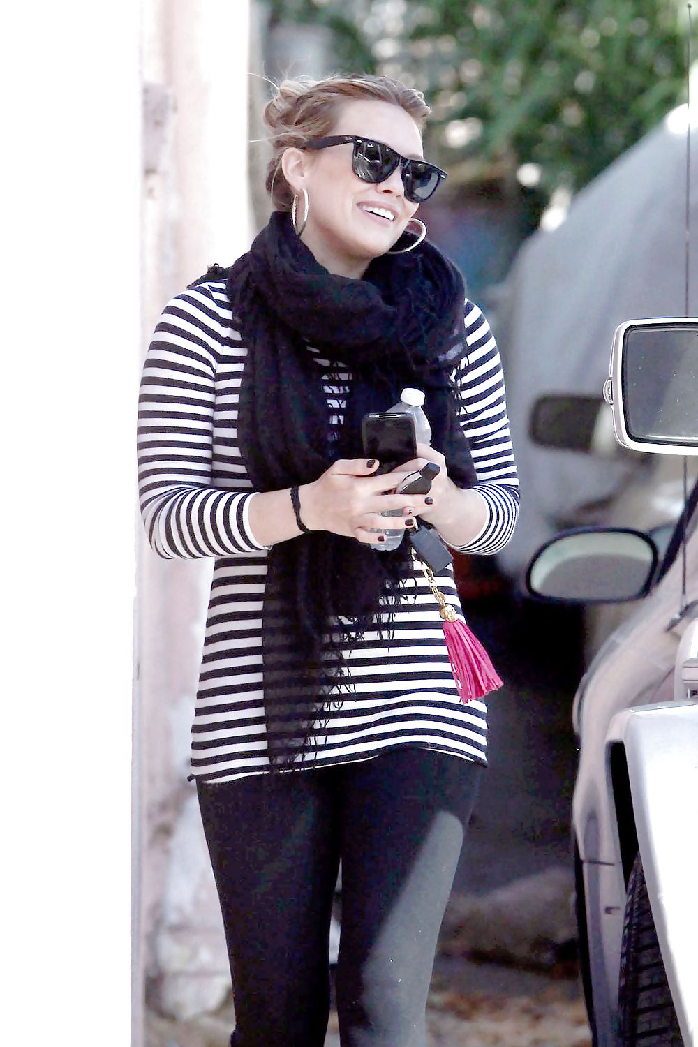 Hilary Duff Goes To Pilates In Toluca Lake Assboots Shots