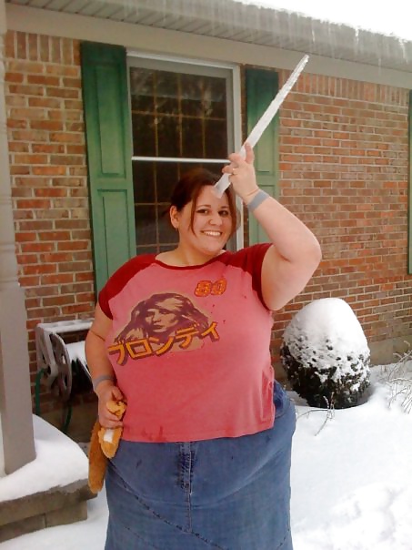 Porn Pics SSBBW clothed & public 4