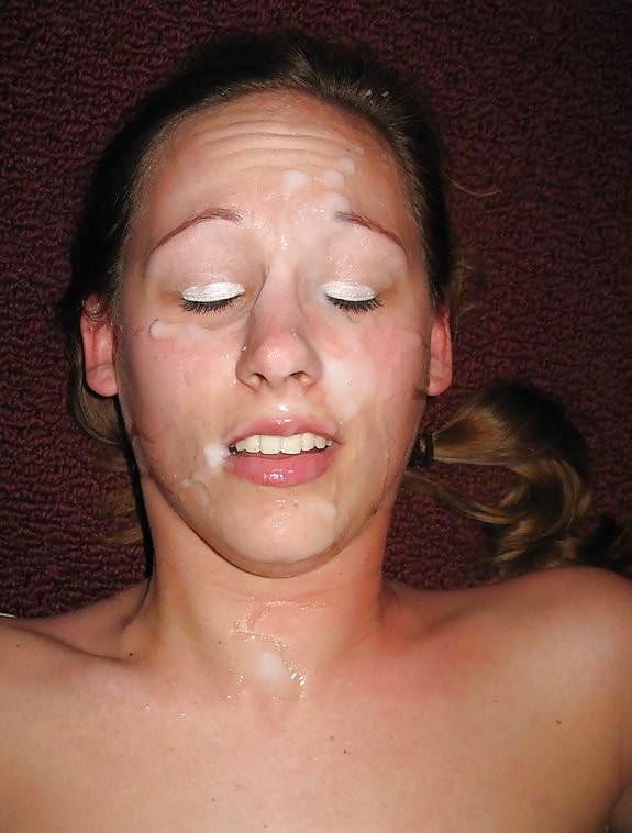 Porn Pics Facials for cute faces 8