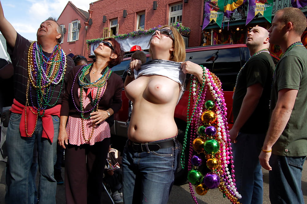 Public group sex and topless beach mardi gras.