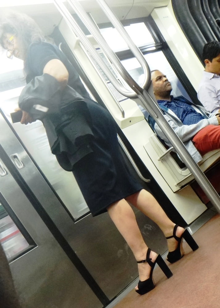 Candid mature in high heels photo #324418876