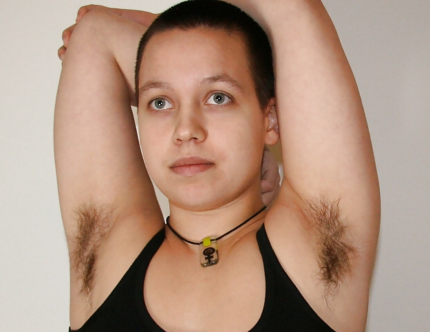 Porn Pics Amateur hairy armpits 02 - pits - Love is in the hair