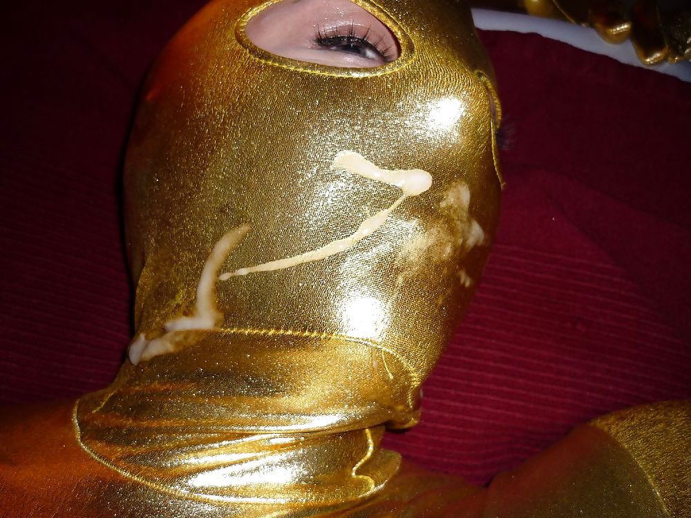 Porn Pics new golden zentai