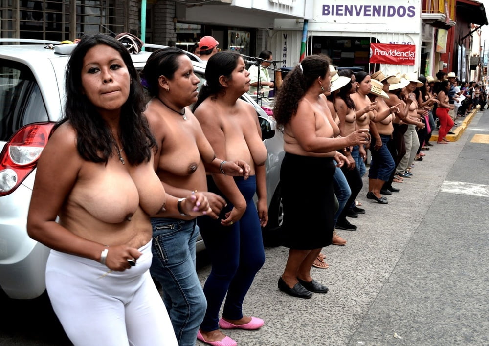 Naked Youths Take To Mexican Streets To Protest