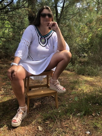 white dress without panties         