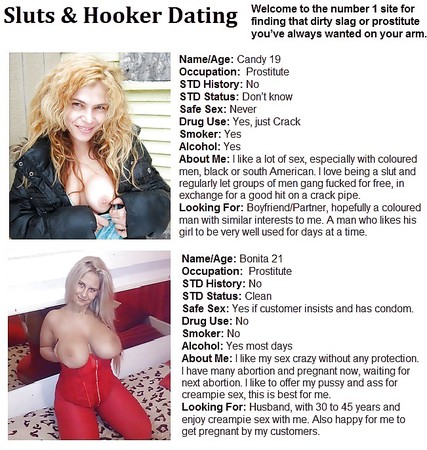 Sluts and Hookers Dating