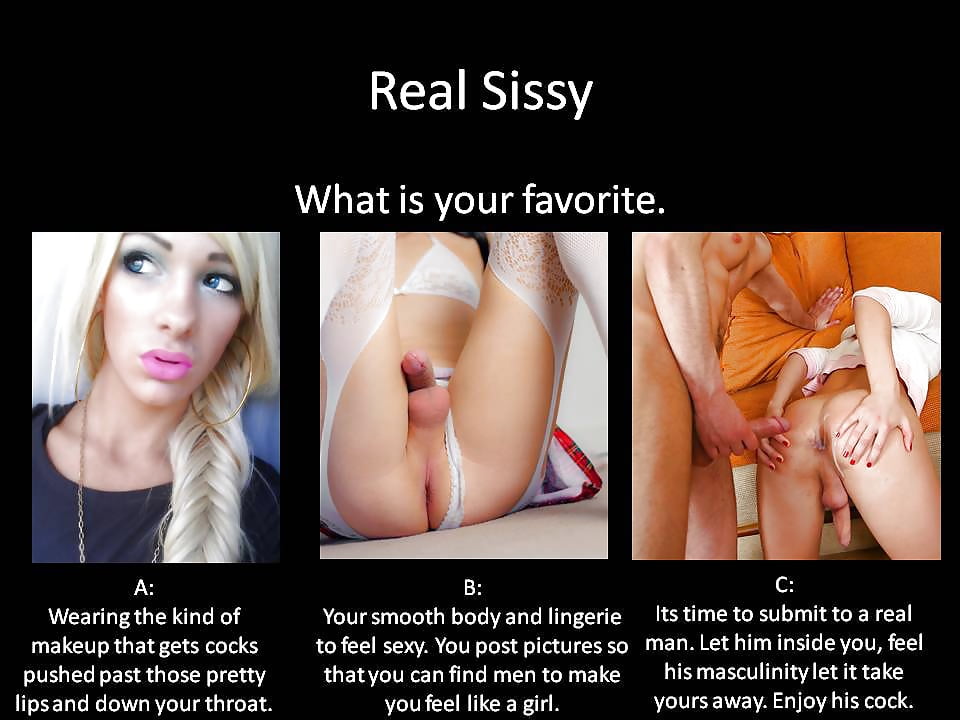 Sissy test porn ♥ Interracial Sissy Captions: The Sissy Test