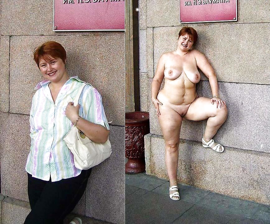 Porn Pics Dressed & Naked Set 133