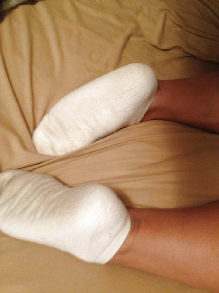 Porn Pics Stinky White Socked Feet