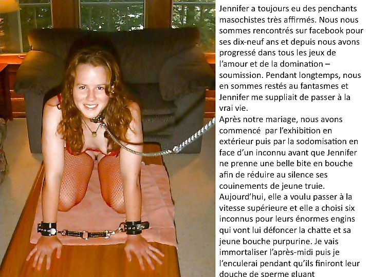 Porn Pics french submissive captions of housewifes, sluts and whore