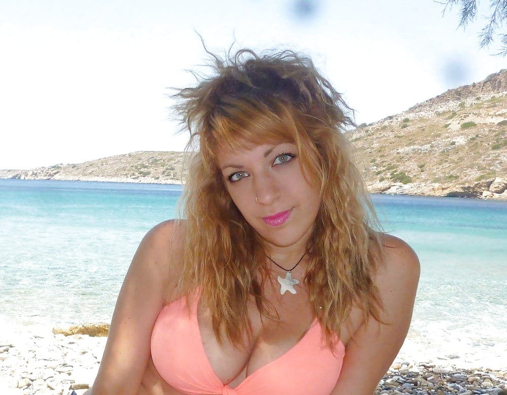 Porn Pics Greek Teen Slut Maria with Big Boobs