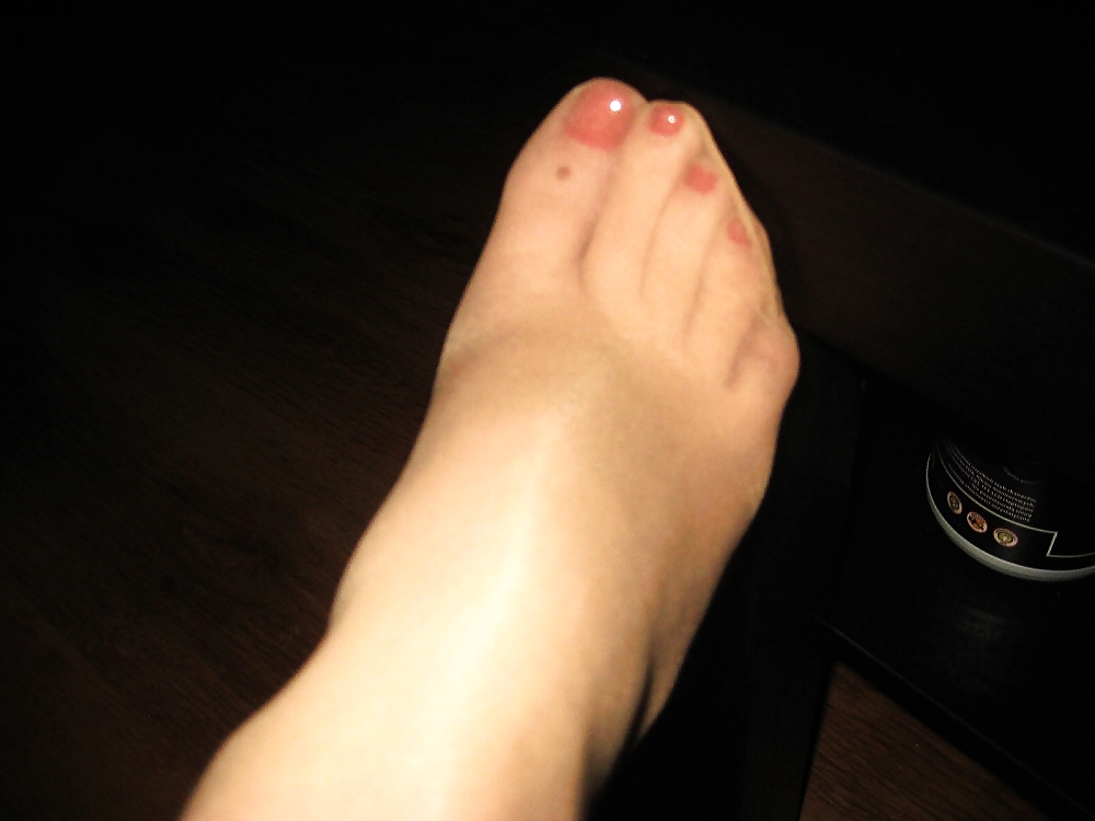 Wife Nylon Pantyhose Feet Nice Foot Sweaty Wet Smelly 9