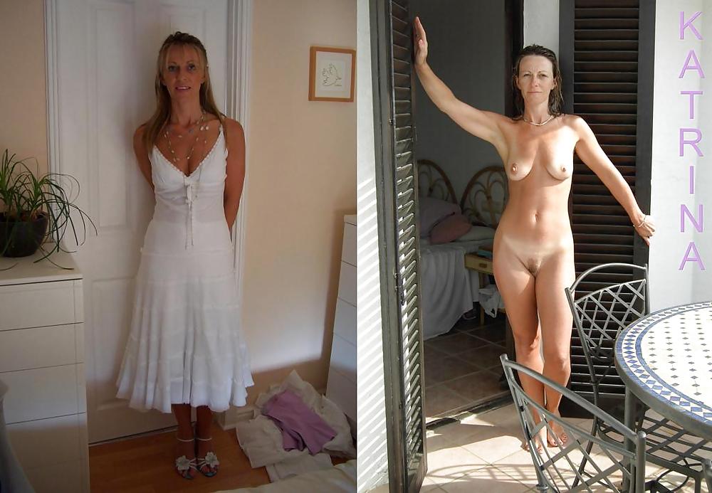 Porn Pics Dressed undressed MILF part 6