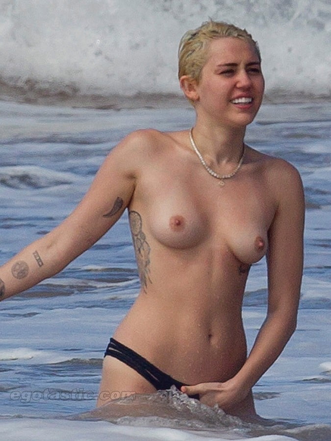 Miley Cyrus Topless Interview Magazine