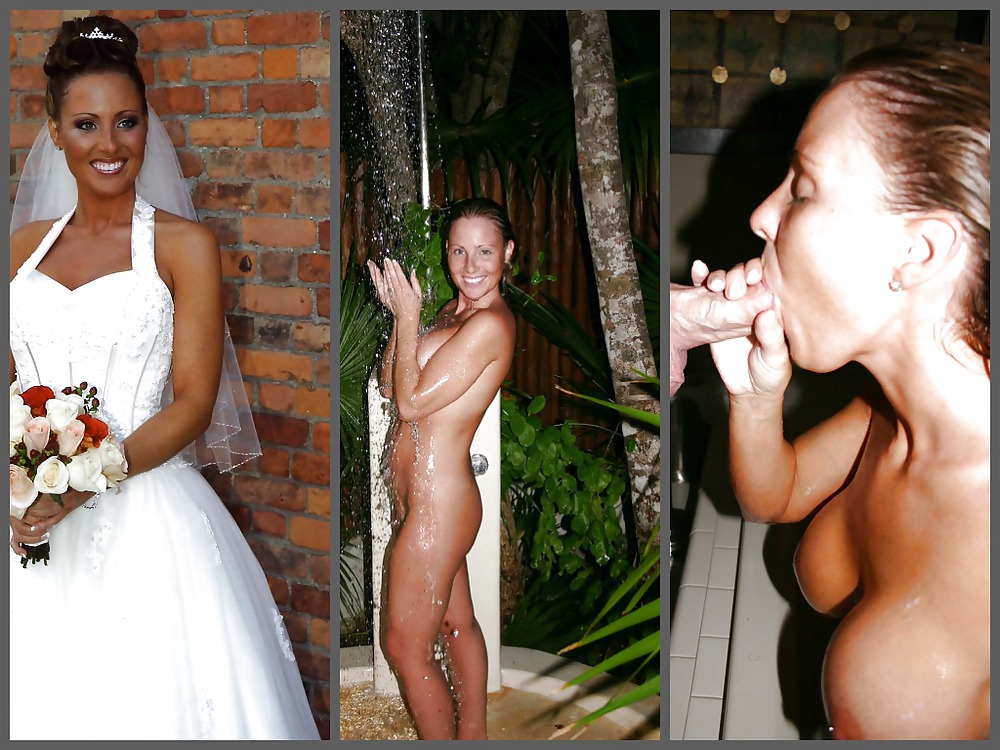 1000px x 750px - Real amateur brides dressed and undressed - Naked photo