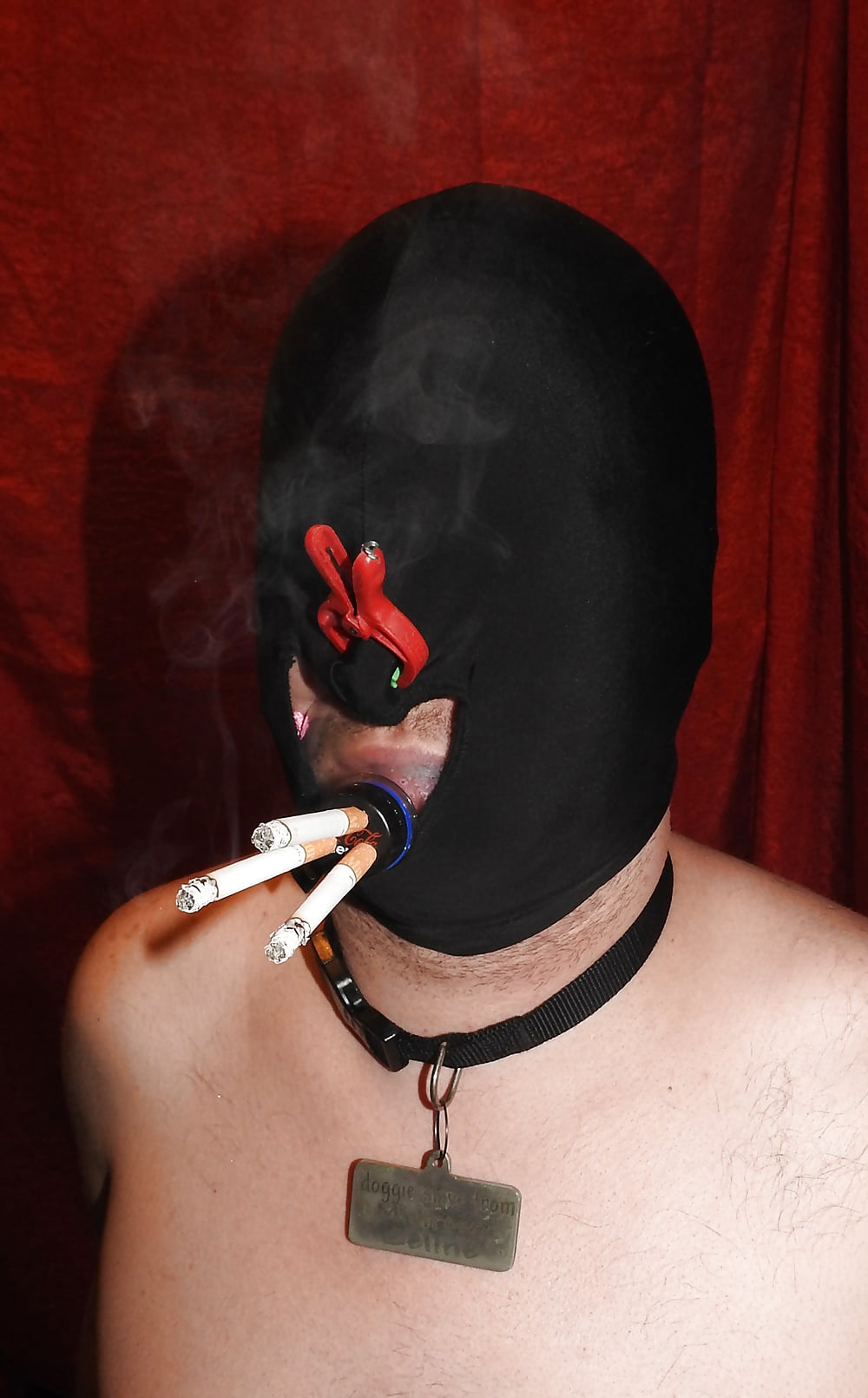 Porn Pics smoking ball gag.... 01-04-2017