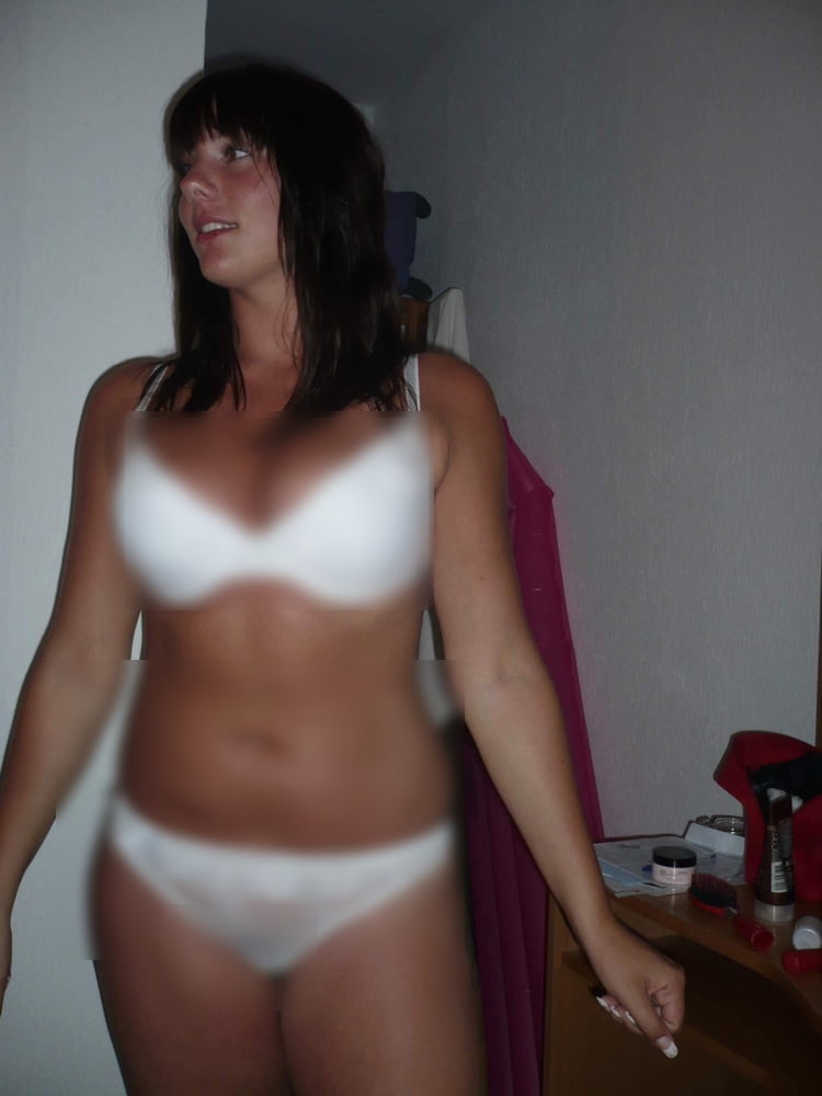 Amateur in Underwear Censored (loser) - 58 Photos 
