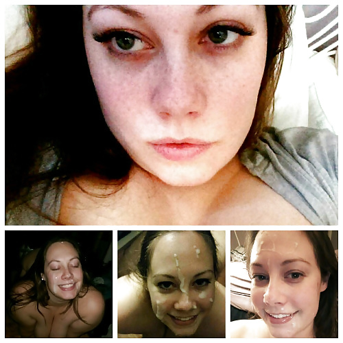 Porn Pics Before and after facials and blowjobs