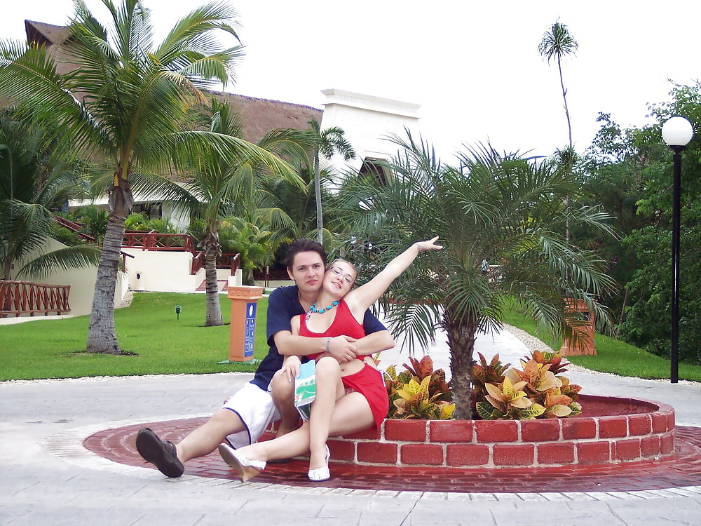 Porn Pics Young Couple on Vacation